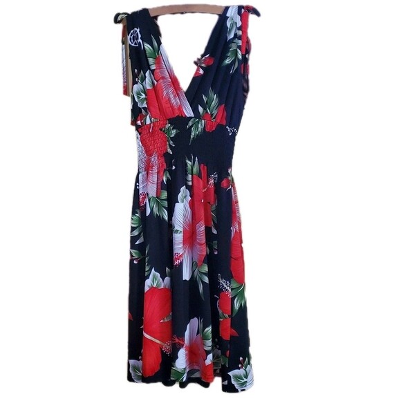 Sunrise Beachwear Hawaiian Cover Up Tropical Resort Sun Dress Women Small NWOT - Picture 3 of 9